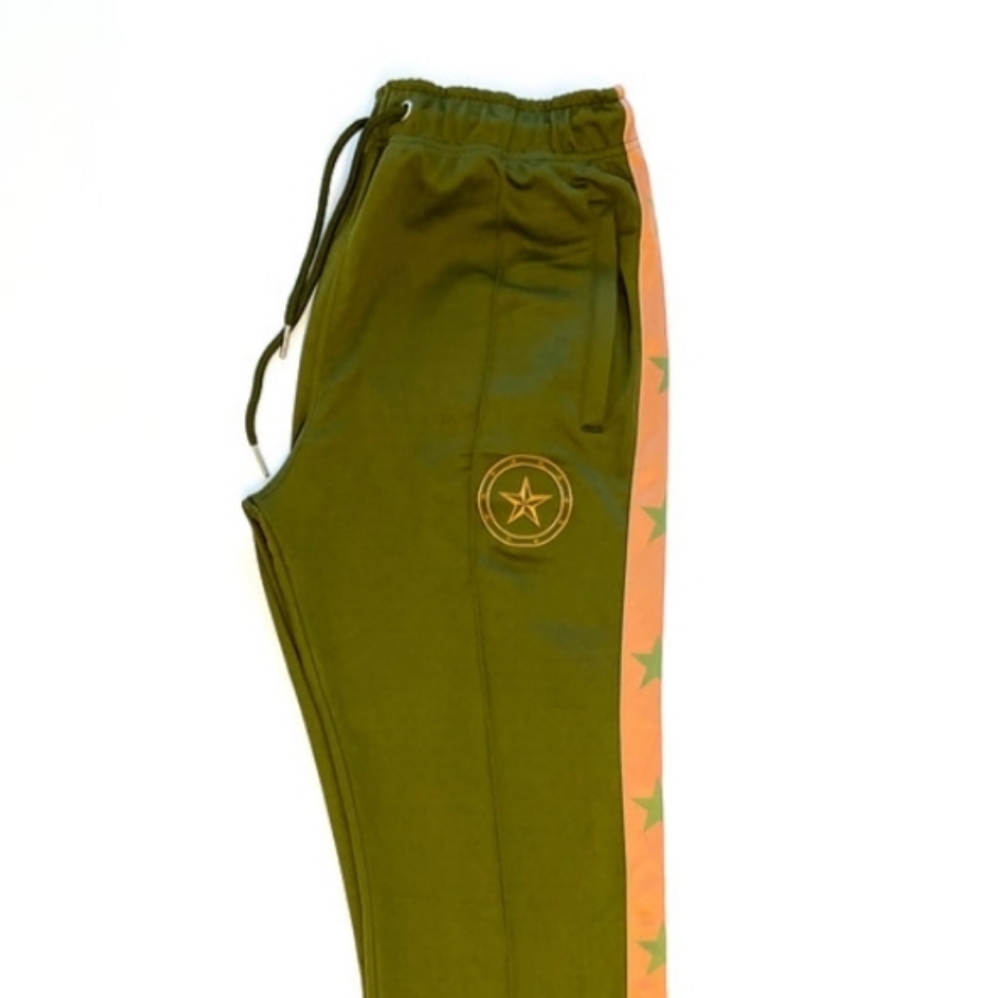 VINTAGE POLYESTER TRACK PANTS